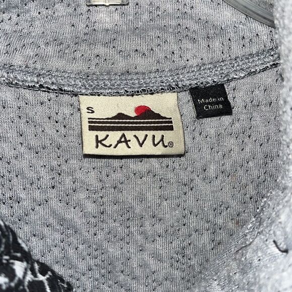 KAVU LOPEZ WOMEN’S SMALL HENLEY PULLOVER 1/4 BUTTON UP LONG SLEEVED TOP - Picture 7 of 11